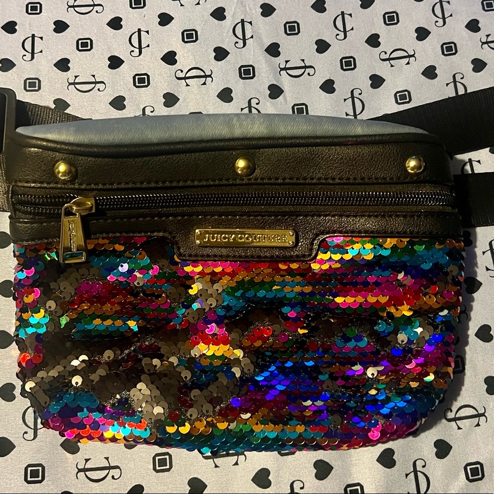 Juicy Couture Sequin belt bag